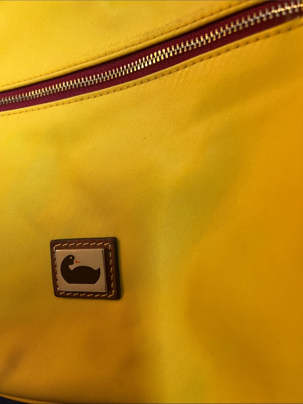 Dooney & Bourke Yellow and Brown Shoulder Bag
